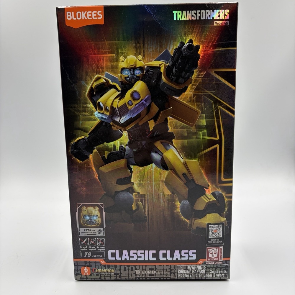 Blokees Transformers Model Kit 79 pcs. Classic Class 02 Bumblebee Model NIB‎